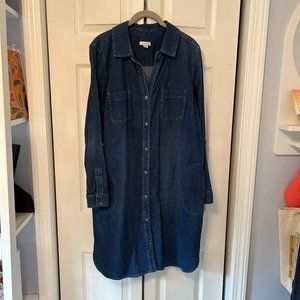 JJill Shirtwaist Denim Dress